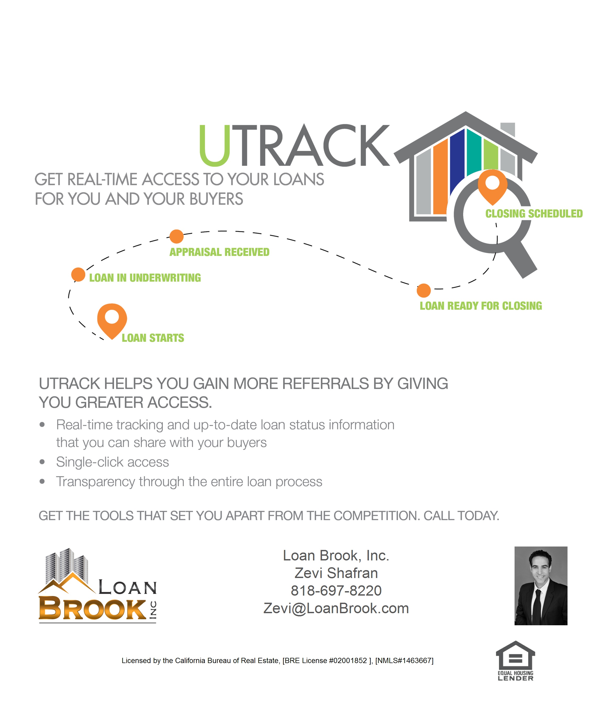 UTRACK real time loan tracking